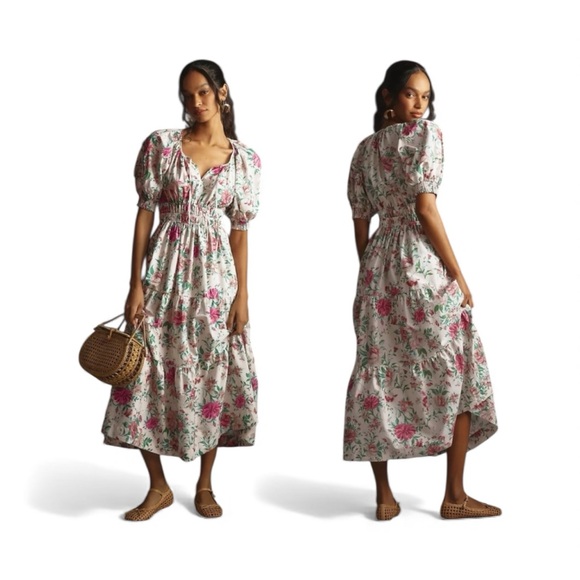 Anthropologie Dresses & Skirts - SALE - Anthropologie Somerset Maxi - Puff Sleeve Edition